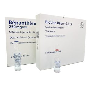 آمپول بیوتین و بپانتن بایر Biotine and Bepanthene ampoule Bayer