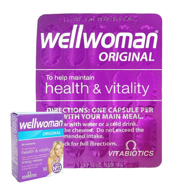 کپسول ول وومن اورجینال ویتابیوتیکس مخصوص خانم ها Vitabiotics Wellwoman Original