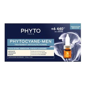 سرم درمان ریزش موی پیشرونده فیتوسیان فیتو - مردان Phyto Phytocyane Men Treatment Progressive Hair Loss
