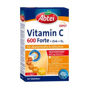 ویتامین سی آبتی Vitamin C 600 Forte tablets