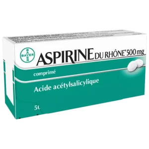 قرص آسپرین ۵۰۰ میلی گرمی بایر ۵۰ عددی Aspirin Rhone® ۵۰۰mg Bayer 50 tablets